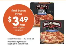 Metro Market Red Baron Pizza offer