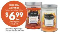 Metro Market Tuscany Candles offer