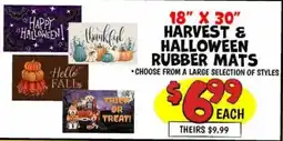 Ollie's Harvest & Halloween Rubber Mats offer