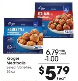 Metro Market Kroger meatballs offer
