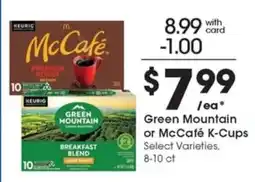 Metro Market Green Mountain or McCafe K-Cups offer