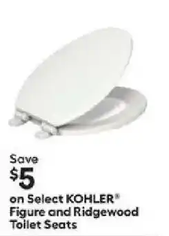 Select Kohler Figure and Ridgewood Toilet Seats