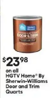 Lowe's Hgtv Home By Sherwin Williams Door And Trim Quarts offer