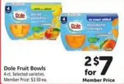 Vons Dole fruit bowls offer