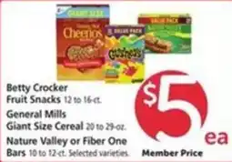 Vons Betty Crocker Fruit Snacks offer