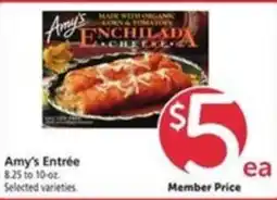 Vons Amy's Entrée offer