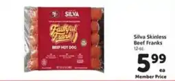 Vons Silva Skinless Beef Franks offer