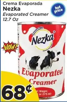 Presidente Nezka evaporated creamer offer