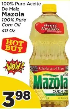 Presidente Mazola corn oil offer