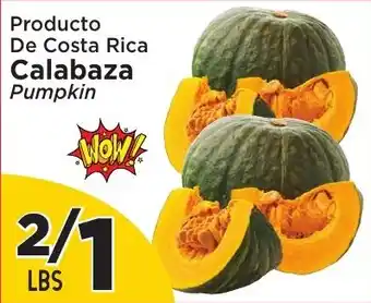 Presidente Calabaza Pumpkin offer