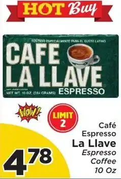 Presidente Cafe La Llave Espresso Coffee offer