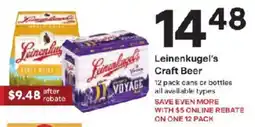 Coborn's Leinenkugel's Craft Beer offer