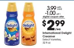 Metro Market International Delight Creamer offer