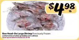 Fresco y Más Raw Head-On Large Shrimp offer