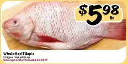 Fresco y Más Whole Red Tilapia offer