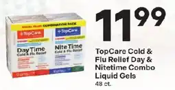 Coborn's TopCare Cold & Flu Relief Day & Nite Time Combo Liquid Gels offer