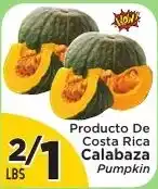 Presidente Calabaza Pumpkin offer