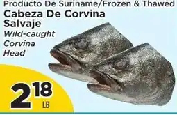 Presidente Wild-caught corvina head offer