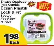 Presidente Lock & Fit Square Food Box offer