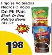 Presidente De mi pais black or red refried beans offer