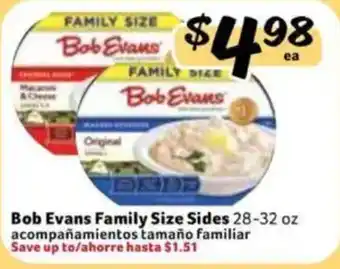 Bob Evans Family Size Sides