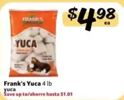 Fresco y Más Frank's Yuca offer