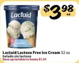 Fresco y Más Lactaid lactose free ice cream offer