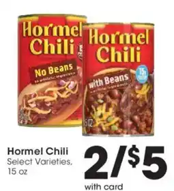 Fry's Hormel chili offer