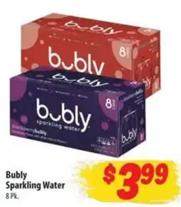 Food Giant Bubly Sparkling Water offer