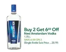 Publix New Amsterdam Vodka offer