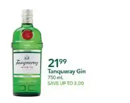 Publix Tanqueray Gin offer