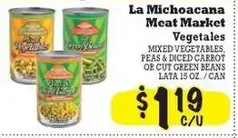 La Michoacana Meat Market Vegetables