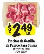 La Michoacana Cut Pork Ribs For Stew offer