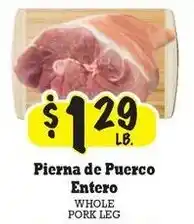 La Michoacana Whole Pork Leg offer