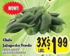La Michoacana Chile Jalapeño Verde offer