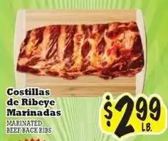 La Michoacana Marinated Beef Back Ribs offer