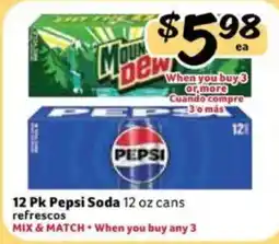 Fresco y Más Pepsi Soda offer