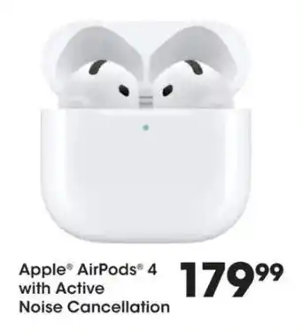 Apple AirPods 4 with Active Noise Cancellation