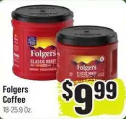 Food Giant Folgers Coffee offer