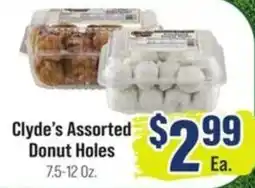 Food Giant Clyde's Assorted Donut Holes offer