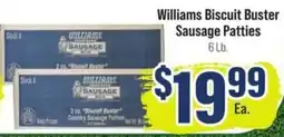 Food Giant Williams biscuit buster sausage patties offer