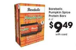 Metro Market Barebells pumpkin spice protein bars offer