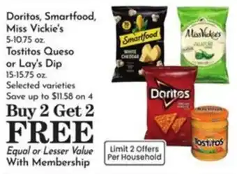 Doritos, Smartfood, Miss Vickie's