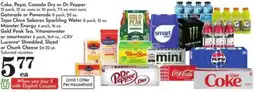 Pavilions Coke, Pepsi, Canada Dry or Dr Pepper offer