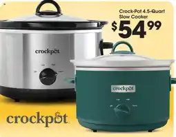 Fred Meyer Crock-Pot 4.5-Quart Slow Cooker offer