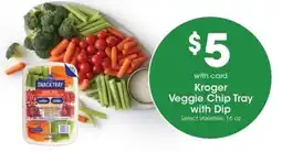 Metro Market Kroger Veggie Chip Tray with Dip offer