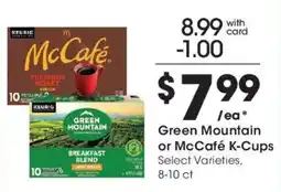 Fry's Green Mountain or McCafé K-Cups offer