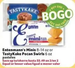 Fresco y Más Entenmann's Minis or TastyKake Pecan Swirls offer