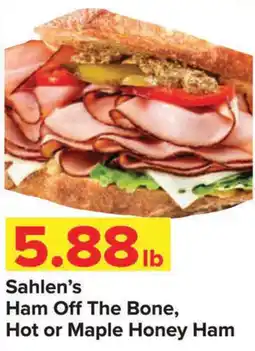 Shop 'n Save Sahlen's Ham Off The Bone, Hot or Maple Honey Ham offer