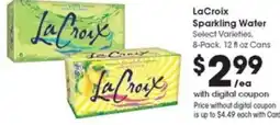 Metro Market LaCroix Sparkling Water offer